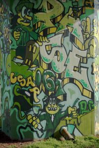Köln Nippes Graffiti Stele